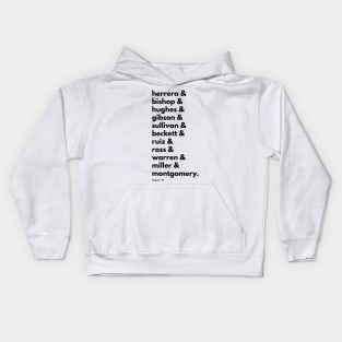 Season 5 Squad Goals - Station 19 (Black Text) Kids Hoodie